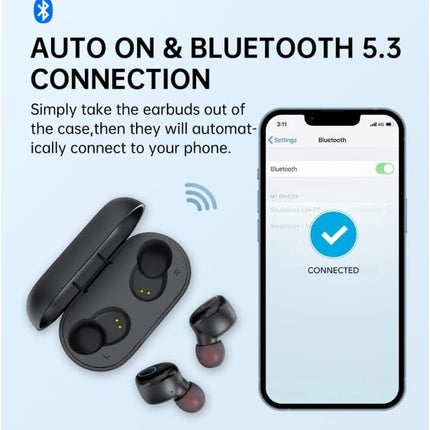 CHOETECH BH-T16 BH-T16 Aura Bean TWS Wireless Earbuds.