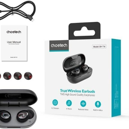 CHOETECH BH-T16 BH-T16 Aura Bean TWS Wireless Earbuds.