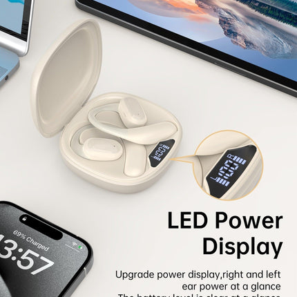 CHOETECH BH-T25 OWS Painless New Concept Bluetooth Earbuds V5.3 TWS White.
