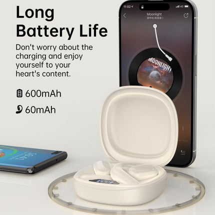 CHOETECH BH-T25 OWS Painless New Concept Bluetooth Earbuds V5.3 TWS White.