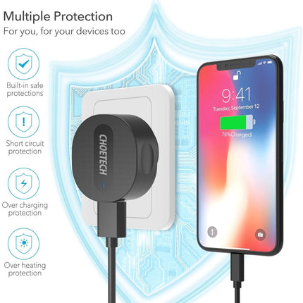 CHOETECH C0203 USB-A AC Adapter (AU standard) 12W.