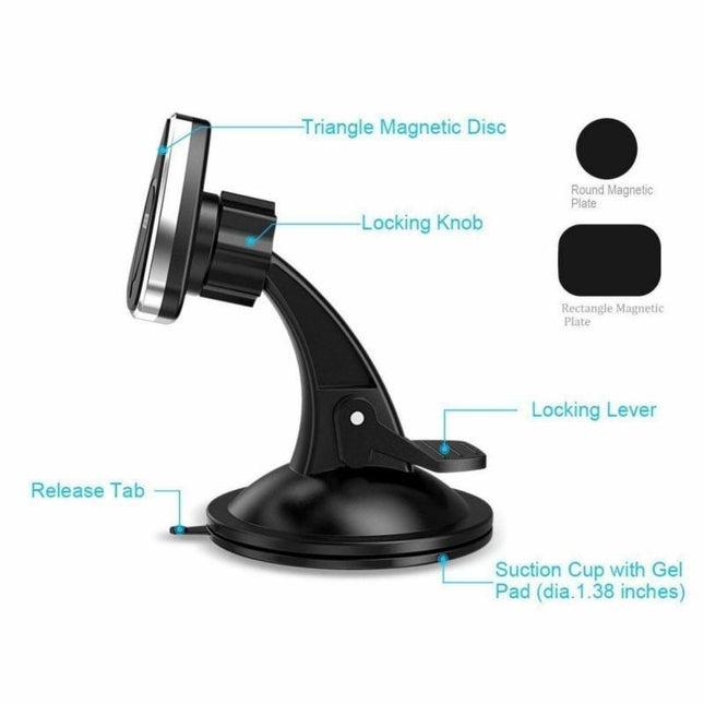 CHOETECH H010 Magnetic Car Phone Mount with 360 Degree Swivel Ball.