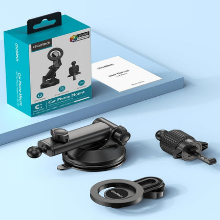 Choetech H01005 Magnetic Car Mount 360-dgree Rotation, Telescopic Arm, for SUVs.