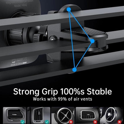 CHOETECH H042 Magnetic Phone Car Mount Car Air Vent Phone Holder.