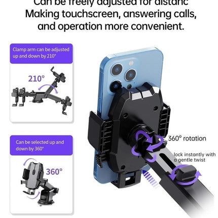 CHOETECH H043 Car Mount for Car Dashboard Windshield Phone Holder.