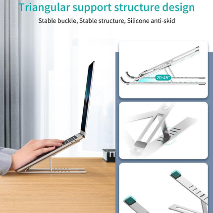 CHOETECH H045-SL Aluminum Foldable Laptop Stand.