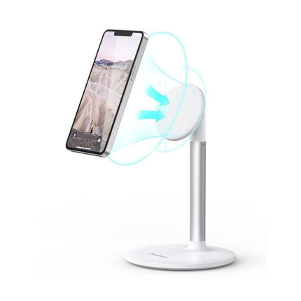 CHOETECH H048 Magsafe Adjustable Phone Holder (White/Silver).
