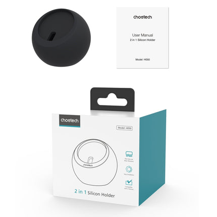 CHOETECH H050-BK Magnetic Holder for iPhone 12/13/14 /15 Series and iWatch (Black).