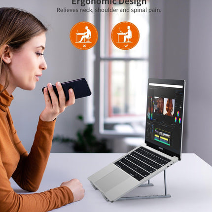 CHOETECH H055-GY Aluminum Foldable Laptop Stand.