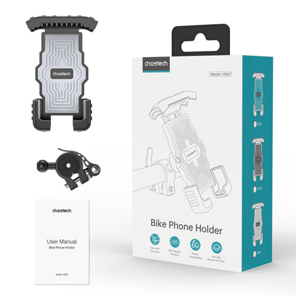CHOETECH H067-GY Adjustable Mobile Stand for Bicycle (Gray).