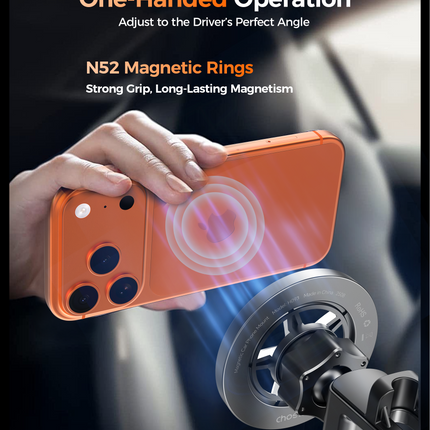 Choetech H093-BK Magnetic Car Phone Mount.