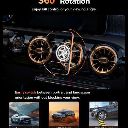 Choetech H093-BK Magnetic Car Phone Mount.