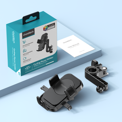 Choetech H094 Cycling Phone Holder Bike Handlebar Mount 360-degree Rotation.