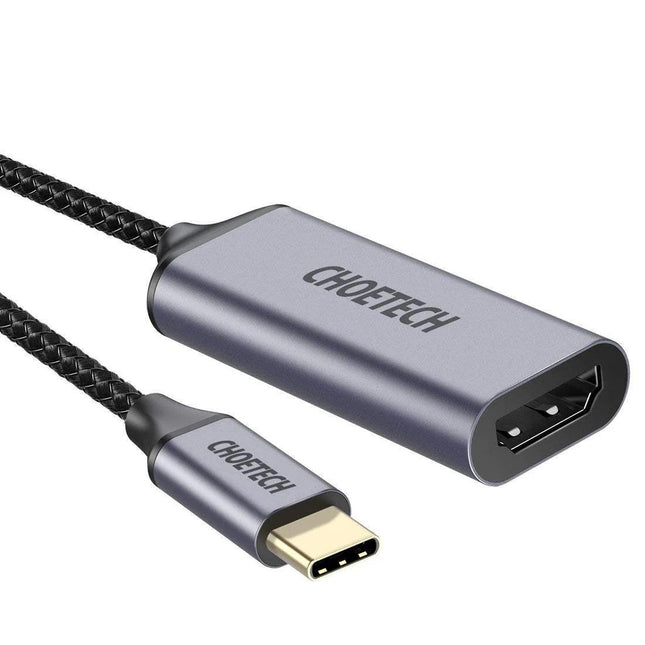 CHOETECH HUB-H21 USB-C to HDMI 4k 60Hz Braided Video Cable Cord Adapter.