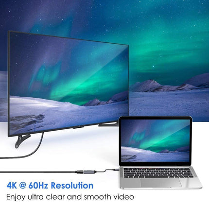 CHOETECH HUB-H21 USB-C to HDMI 4k 60Hz Braided Video Cable Cord Adapter.