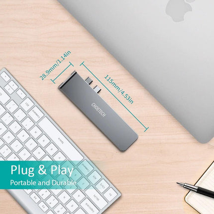 CHOETECH HUB-M14 USB-C  7 in 1 Expand Docking Station Hub for MacBook Pro.