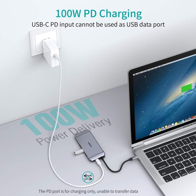 CHOETECH HUB-M15 USB-C 9-in-1 Multifunction Adapter.