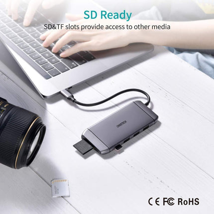 CHOETECH HUB-M15 USB-C 9-in-1 Multifunction Adapter.