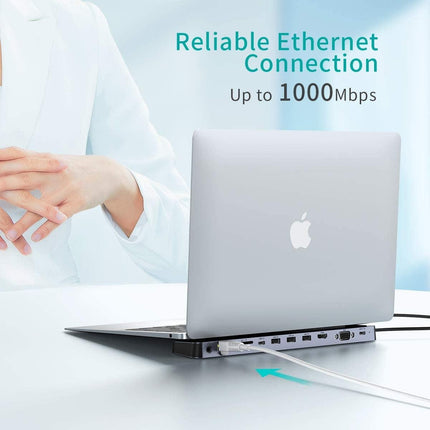 CHOETECH HUB-M20 USB-C 11-in-1 Multifunction Adapter.
