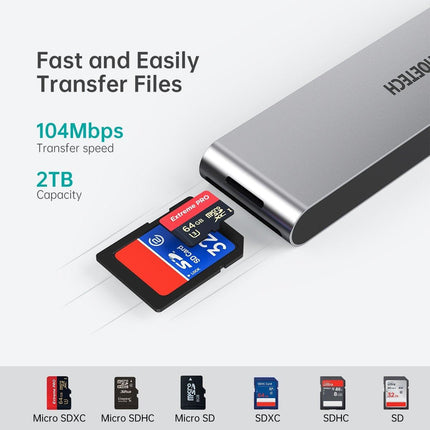 CHOETECH HUB-M24 7-in-2 MacBook Pro/Air USB Adapter USB-C Hub.