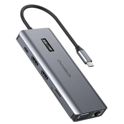 CHOETECH HUB-M26 12-in-1 USB-C Multiport Adapter.