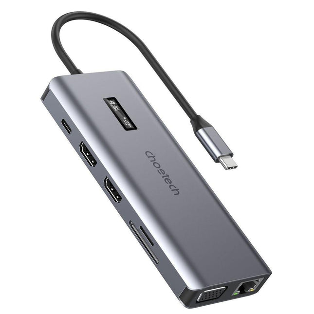 CHOETECH HUB-M26 12-in-1 USB-C Multiport Adapter.