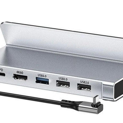 CHOETECH HUB-M77-GY PD100W 5-in-1 USB-C PD+HDMI+USB 3.0A/F+USB2.0 Steam Deck Docking Station.