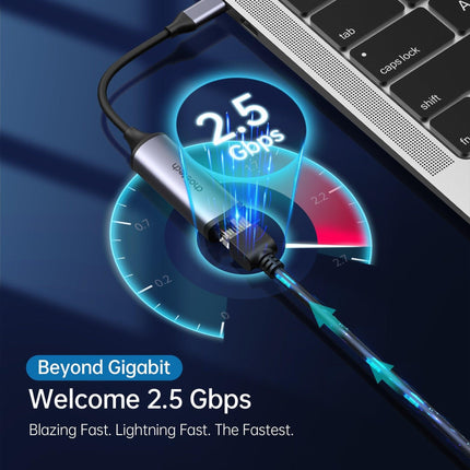 CHOETECH HUB-R02 USB-C to Gigabit Ethernet Adapter.