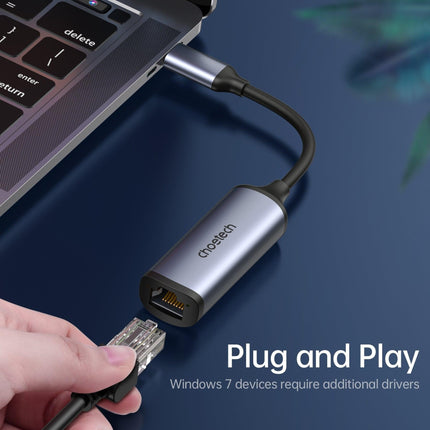 CHOETECH HUB-R02 USB-C to Gigabit Ethernet Adapter.