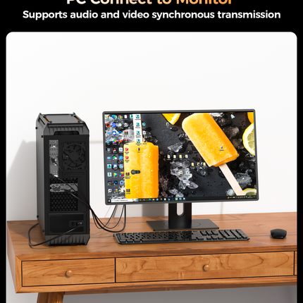 Choetech HV-001 HDMI to VGA 1.8m.