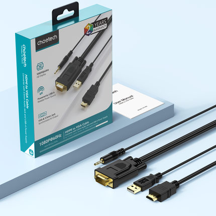 Choetech HV-001 HDMI to VGA 1.8m.
