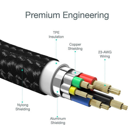 CHOETECH IP0041 USB-C To iPhone MFi Certified Cable 2M.