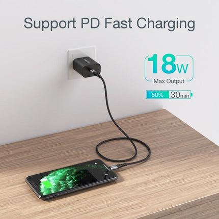 CHOETECH IP0042 USB-C MFI Certified iPhone Cable 3M.
