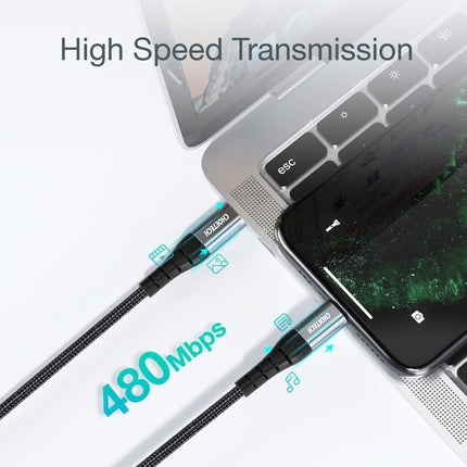 CHOETECH IP0042 USB-C MFI Certified iPhone Cable 3M.