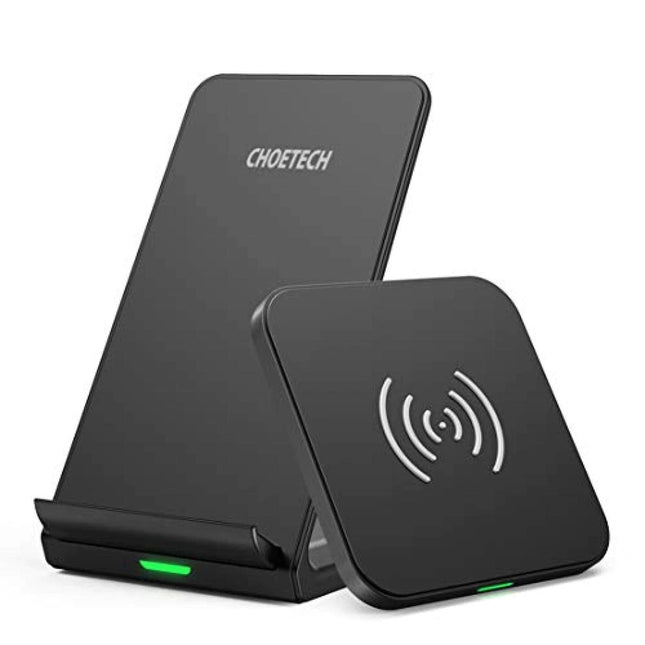 CHOETECH MIX00087 (T524S+T511S) Qi 10W/7.5W Fast Wireless Charging Stand and Pad.
