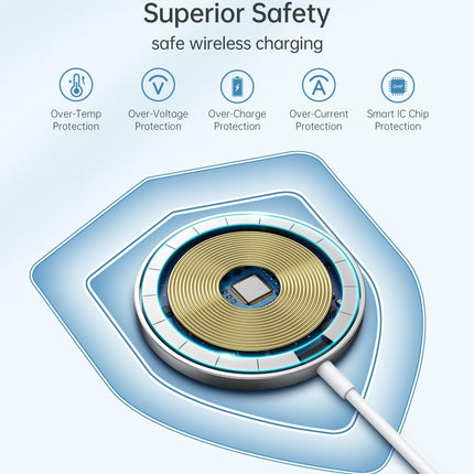 CHOETECH MQ00117-SL (T517+AC) MagLeap Magnetic Wireless Charger + AC.