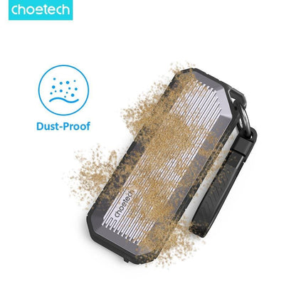 CHOETECH MSE004-GY USB3.2 Chips M.2 NVME / SATA SSD Protocol 10Gbps Transfer Speed Enclosure with IP65 water-Proof and Dust -Proof (Support 8TB Max).
