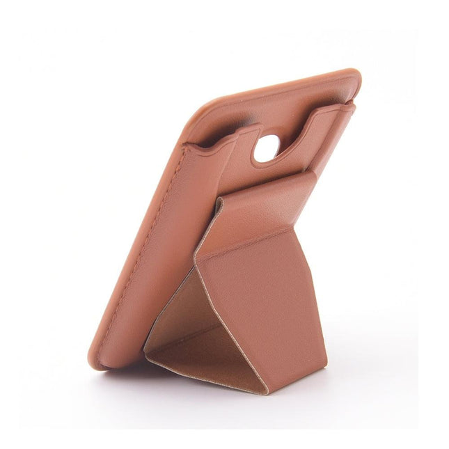 CHOETECH PC0003-DBW Magnetic Card Holder for iPhone 12/13/14 (Brown).