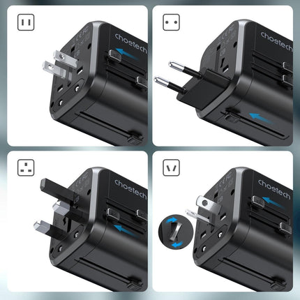CHOETECH PD5008 30W Fast Universal GaN Travel Charger.