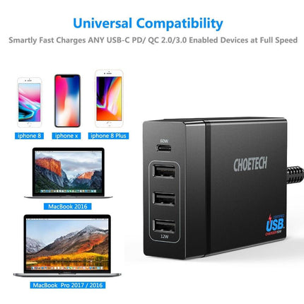 CHOETECH PD72 Power Delivery Charger.