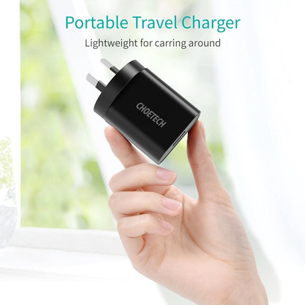 CHOETECH Q5003 18W QC Quick Charger (Black).