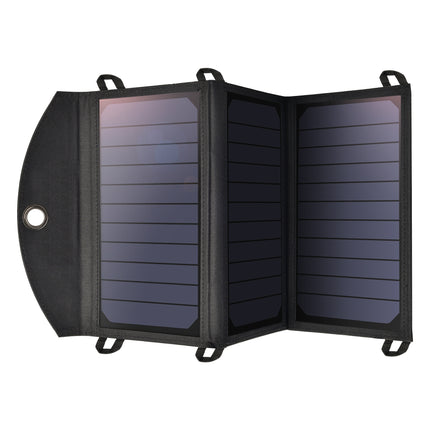 CHOETECH SC001 19W Portable Solar Panel Charger SunPower Panels Dual USB Charger for Camping/RV/Outdoors.