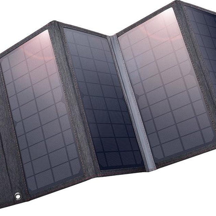 Choetech SC006 Solar Panel Portable Charger 40W 18V USB C Solar Panels Charger with USB C PD 30W.
