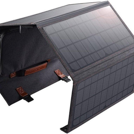 Choetech SC006 Solar Panel Portable Charger 40W 18V USB C Solar Panels Charger with USB C PD 30W.