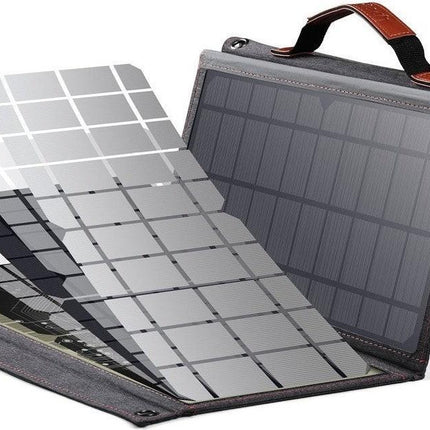 Choetech SC006 Solar Panel Portable Charger 40W 18V USB C Solar Panels Charger with USB C PD 30W.