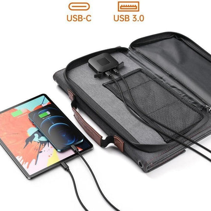 Choetech SC006 Solar Panel Portable Charger 40W 18V USB C Solar Panels Charger with USB C PD 30W.