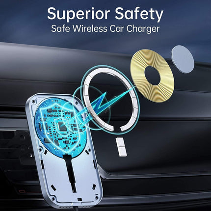 Choetech T200-F MagLeap Magnetic Wireless Car Charger for iPhone 12.