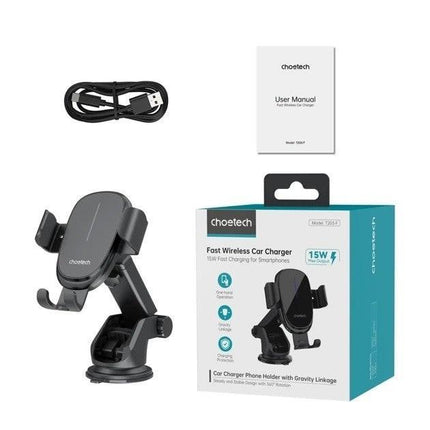 CHOETECH T203-F 15W Gravity Car Charger Holder.