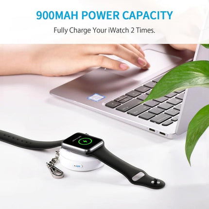 CHOETECH T313 MFI Magnetic Wireless Charger 900mAh power for iWatch (White).