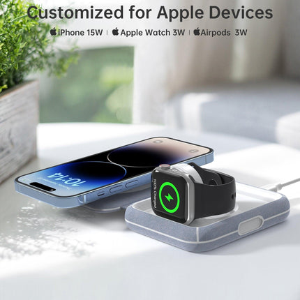 CHOETECH T323 2-in-1 Magsafe&MFI Wireless Charger.